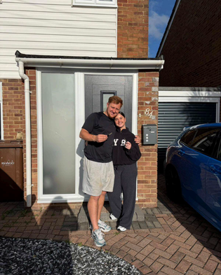 Lewis and Ella, clients supported by Jack Miller